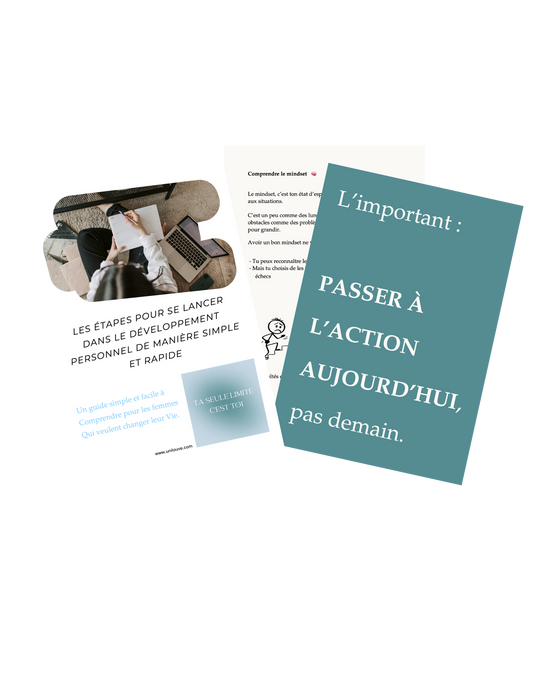 LES ÉTAPES POUR SE LANCER DANS LE DÉVELOPPEMENT PERSONNEL DE MANIÈRE SIMPLE ET RAPIDE